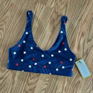 Sz M - NWT Stars Sports Bra - Goldsheep